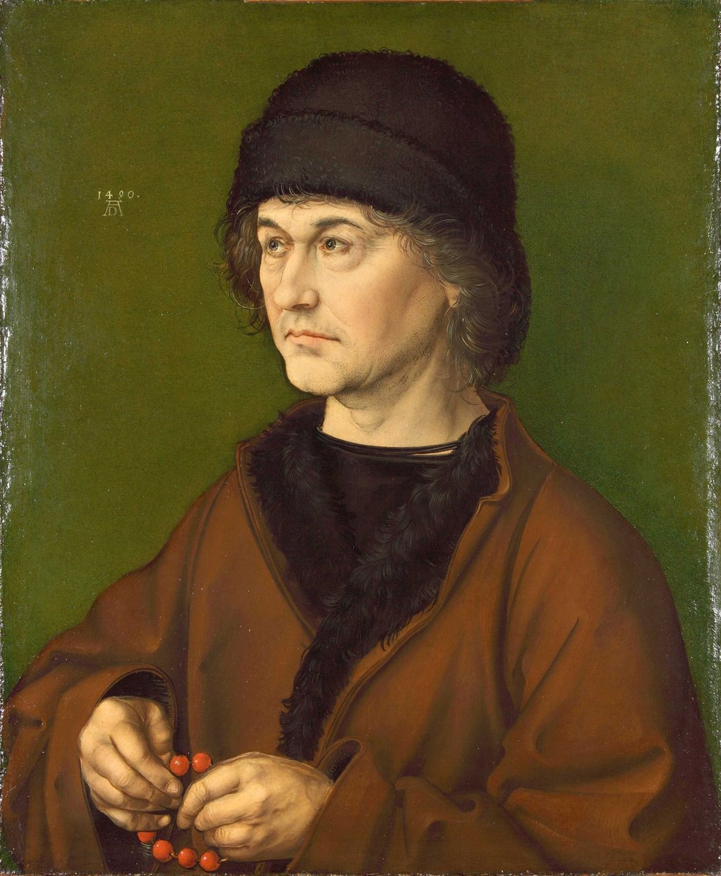 Portrét umělcova otce od Albrecht Dürer