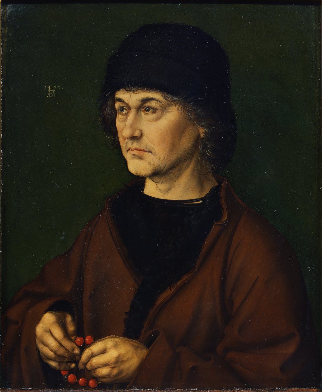 Portrét otce umělců, 1490 od Albrecht Dürer