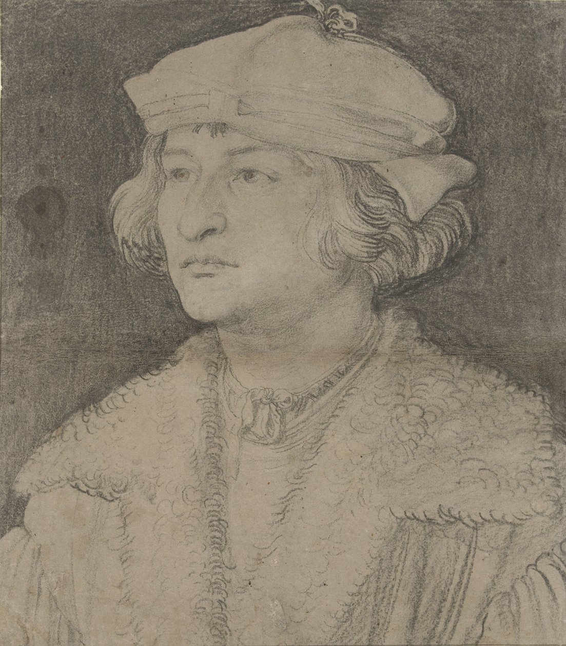 Portrét mladého muže s kloboukem, kolem roku 1506 od Albrecht Dürer