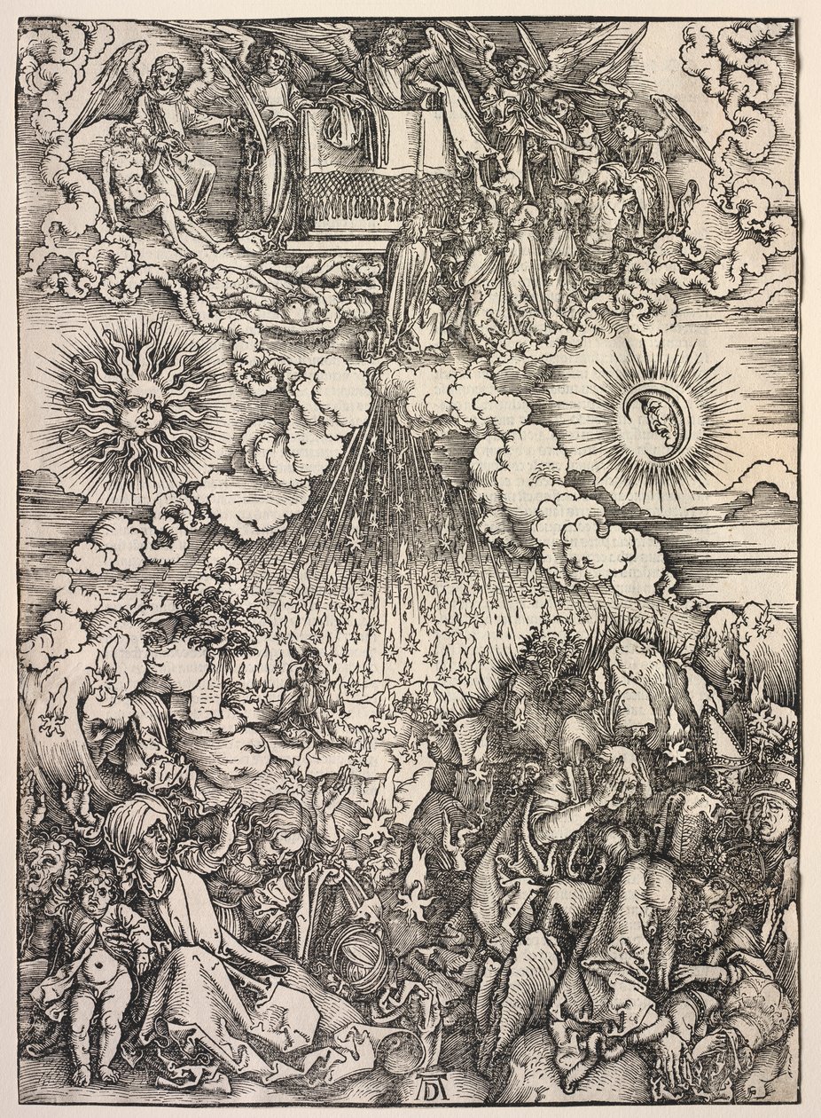 Zjevení sv. Jana: Otevření šesté pečeti od Albrecht Dürer