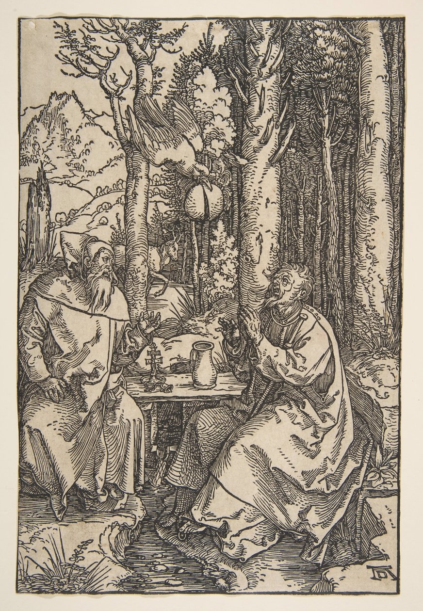 Saint Anthony a Saint Paul v poušti, ca. 1503. od Albrecht Dürer