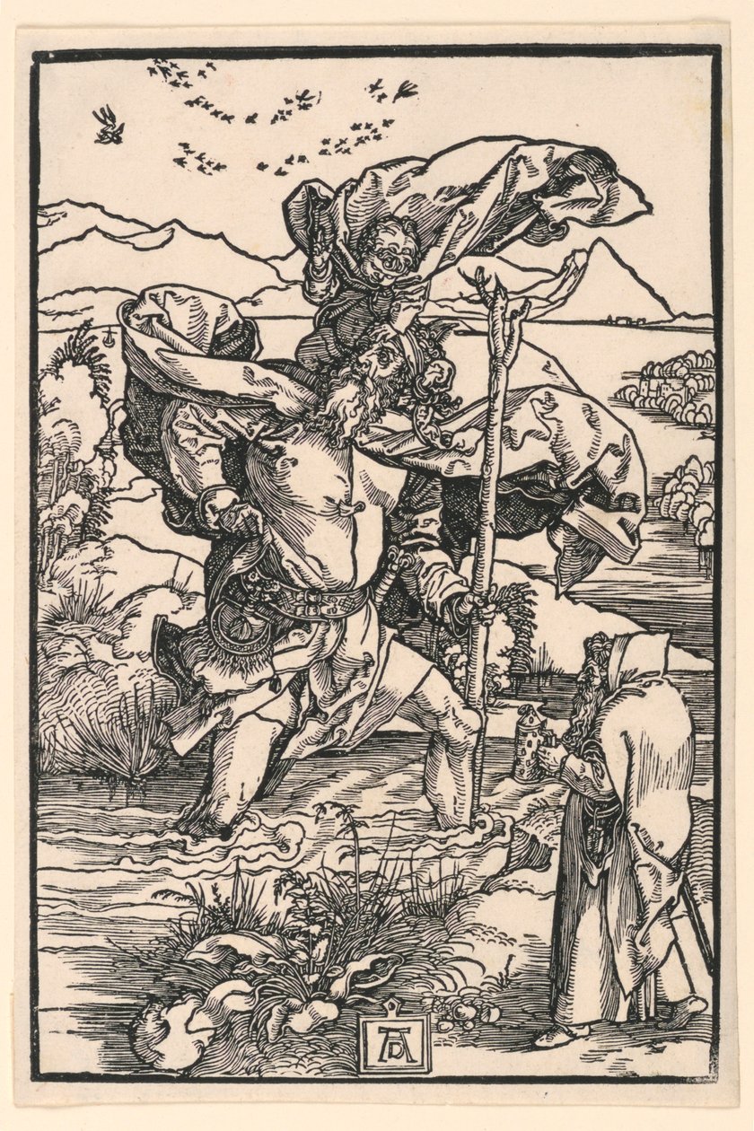 Svatý Kryštof od Albrecht Dürer