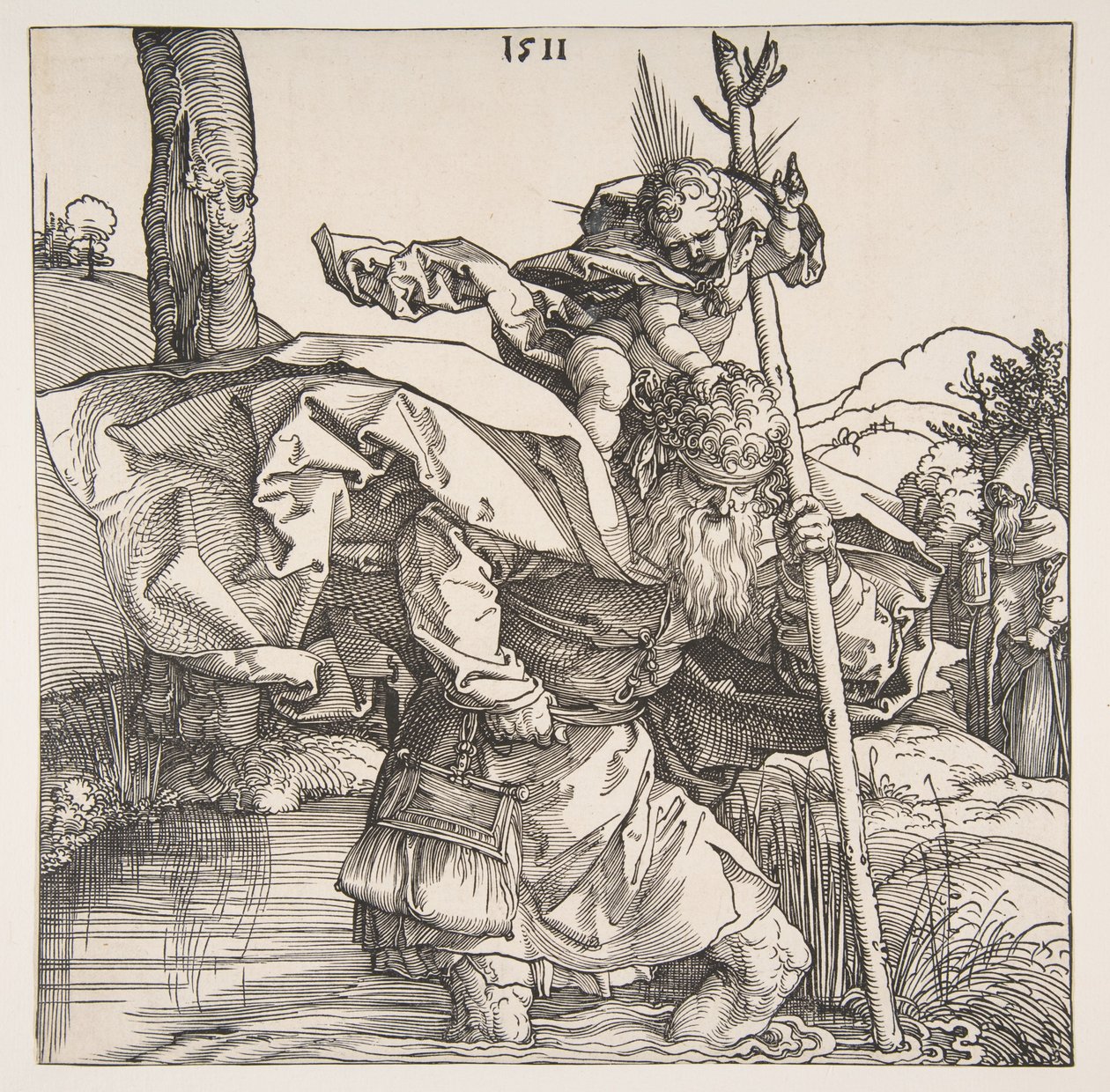 Svatý Kryštof od Albrecht Dürer