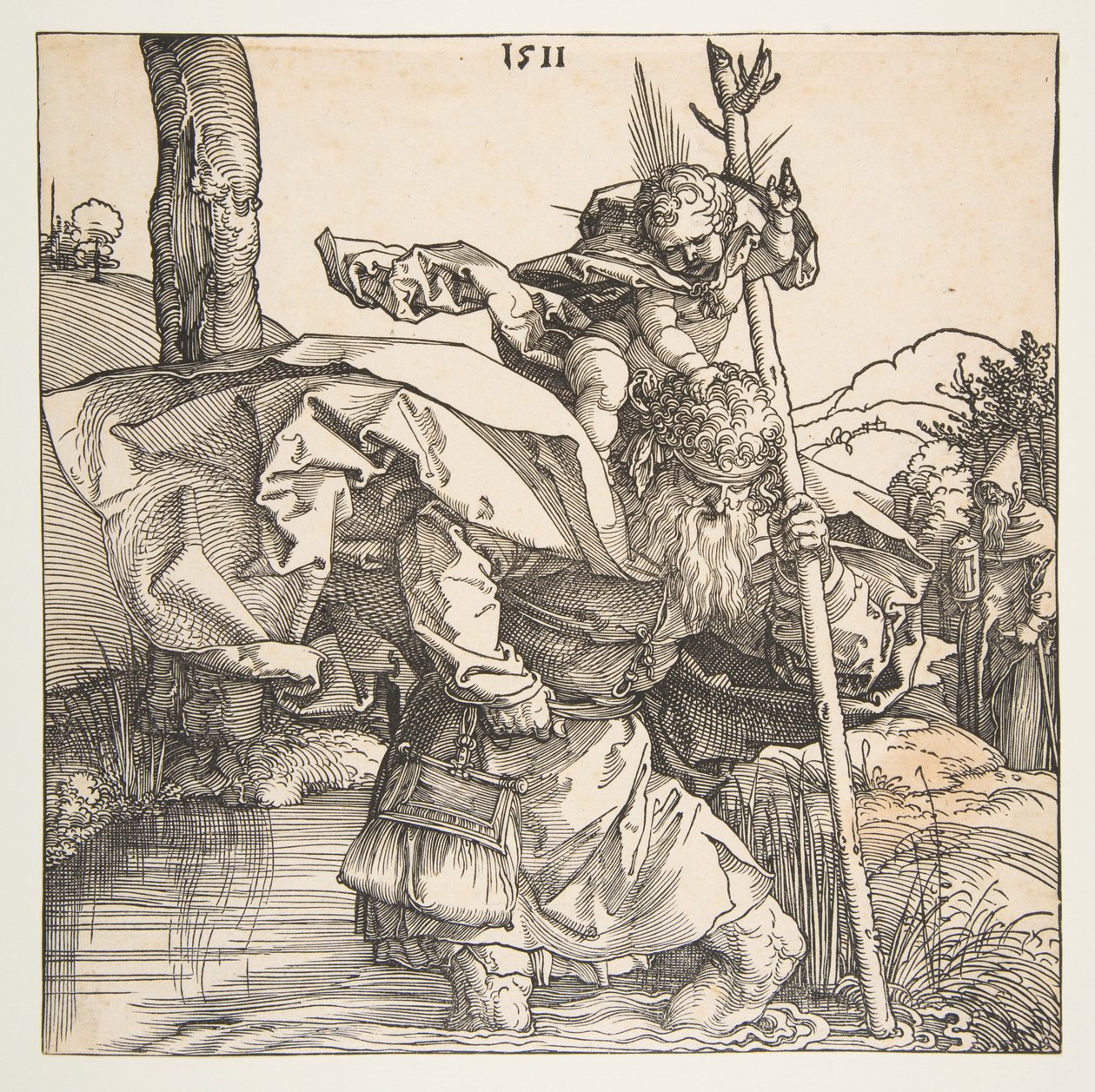 Svatý Kryštof od Albrecht Dürer