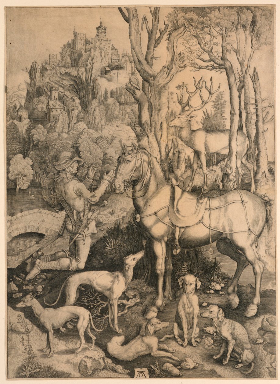 Svatý Eustace od Albrecht Dürer