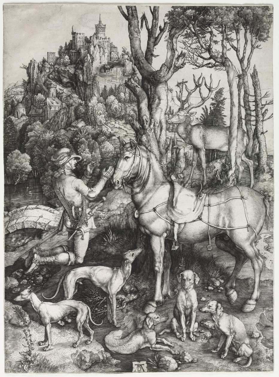 Svatý Eustace od Albrecht Dürer