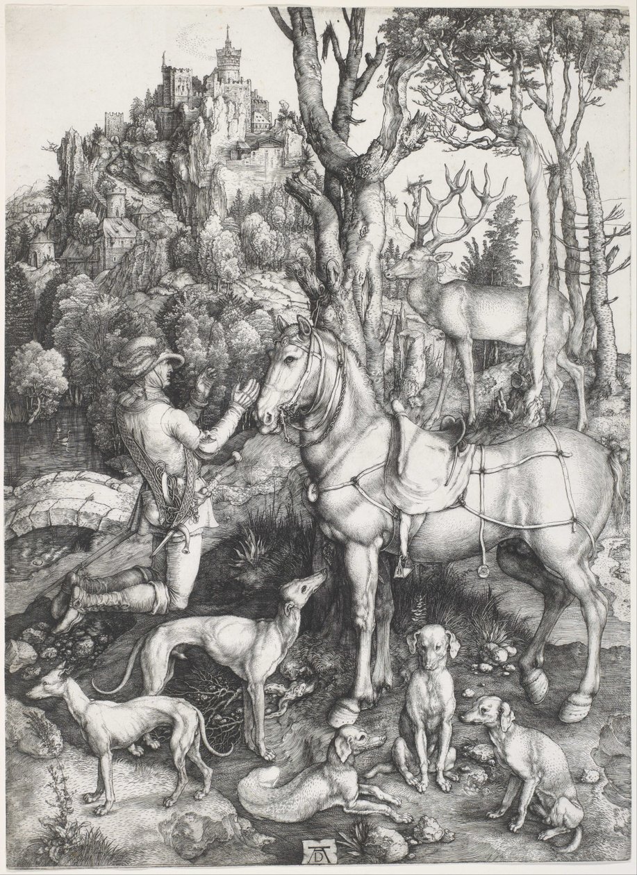 Svatý Eustach od Albrecht Dürer