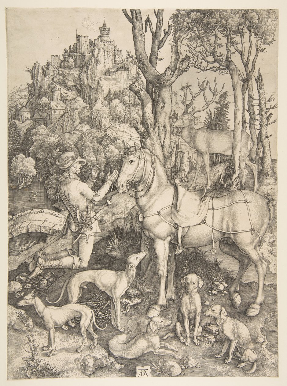 Svatý Eustach od Albrecht Dürer
