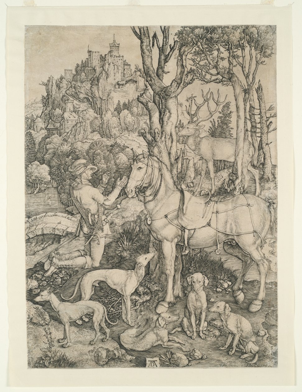 Svatý Eustach od Albrecht Dürer