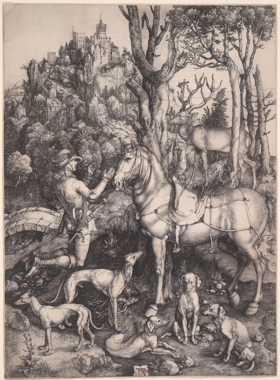 Svatý Eustach od Albrecht Dürer