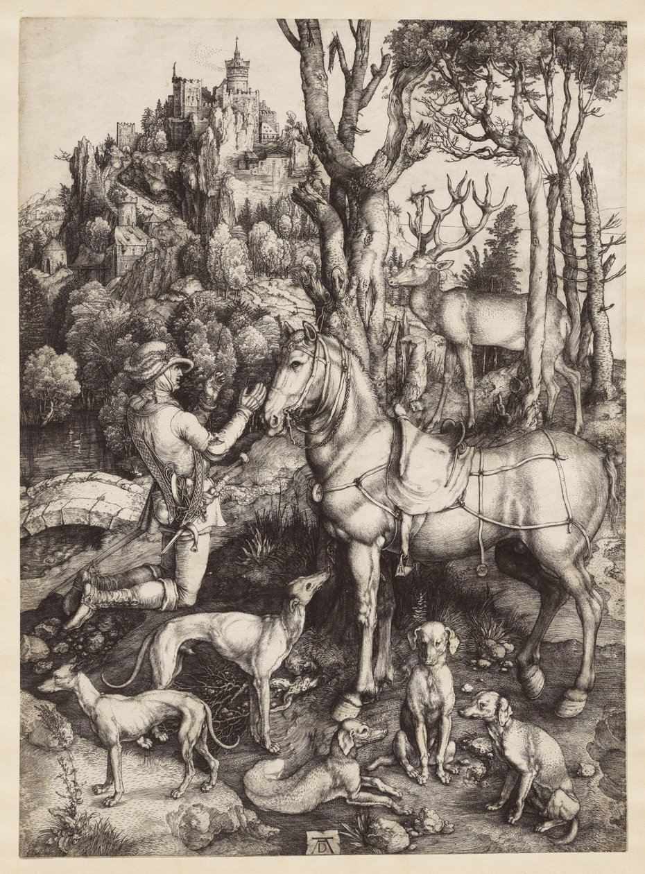 Svatý Eustach od Albrecht Dürer
