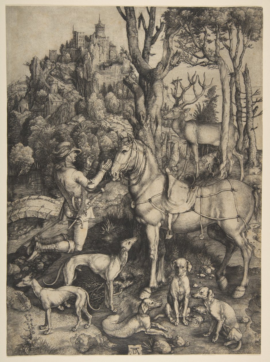 Svatý Eustach od Albrecht Dürer