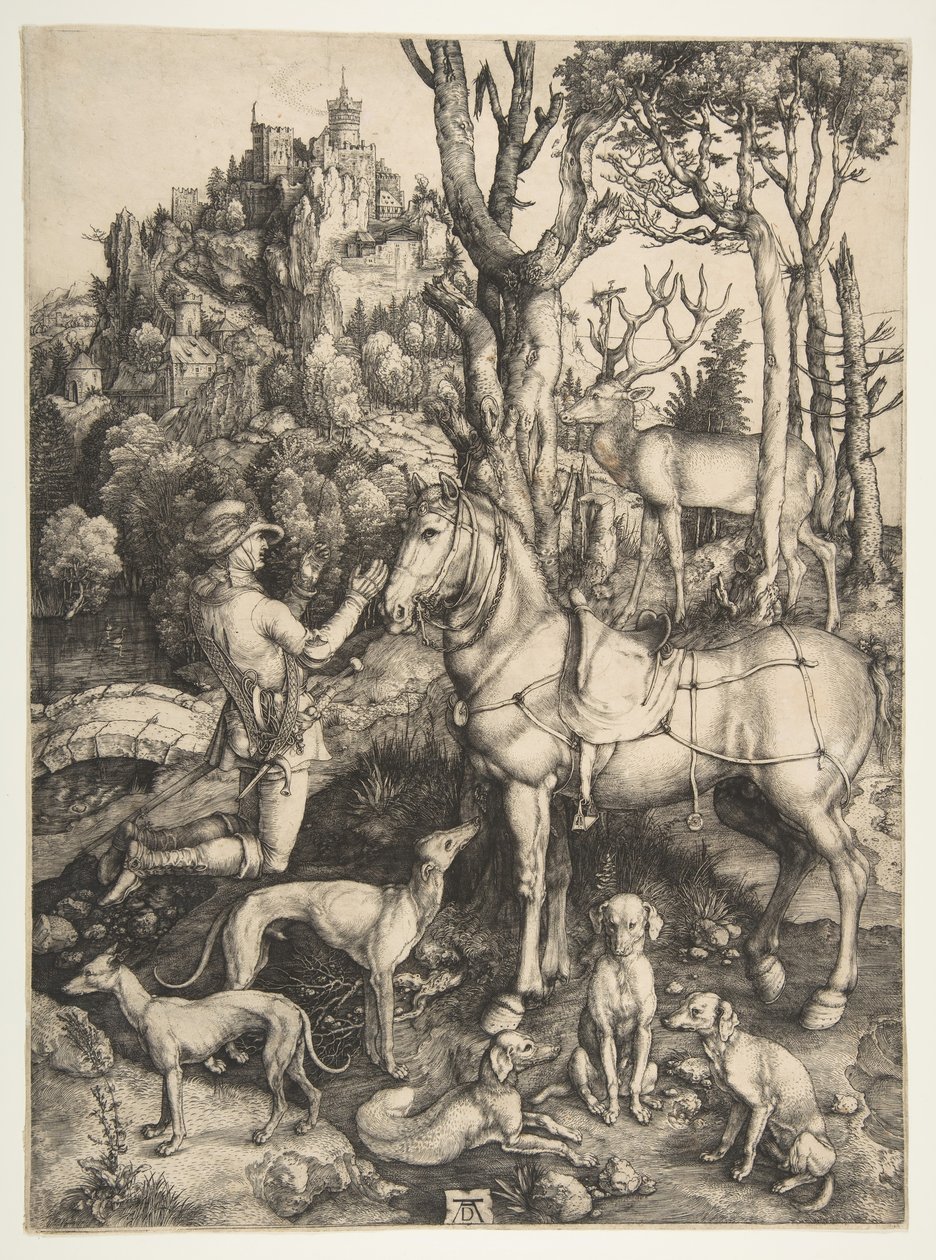Saint Eustace, ca. 1501. od Albrecht Dürer