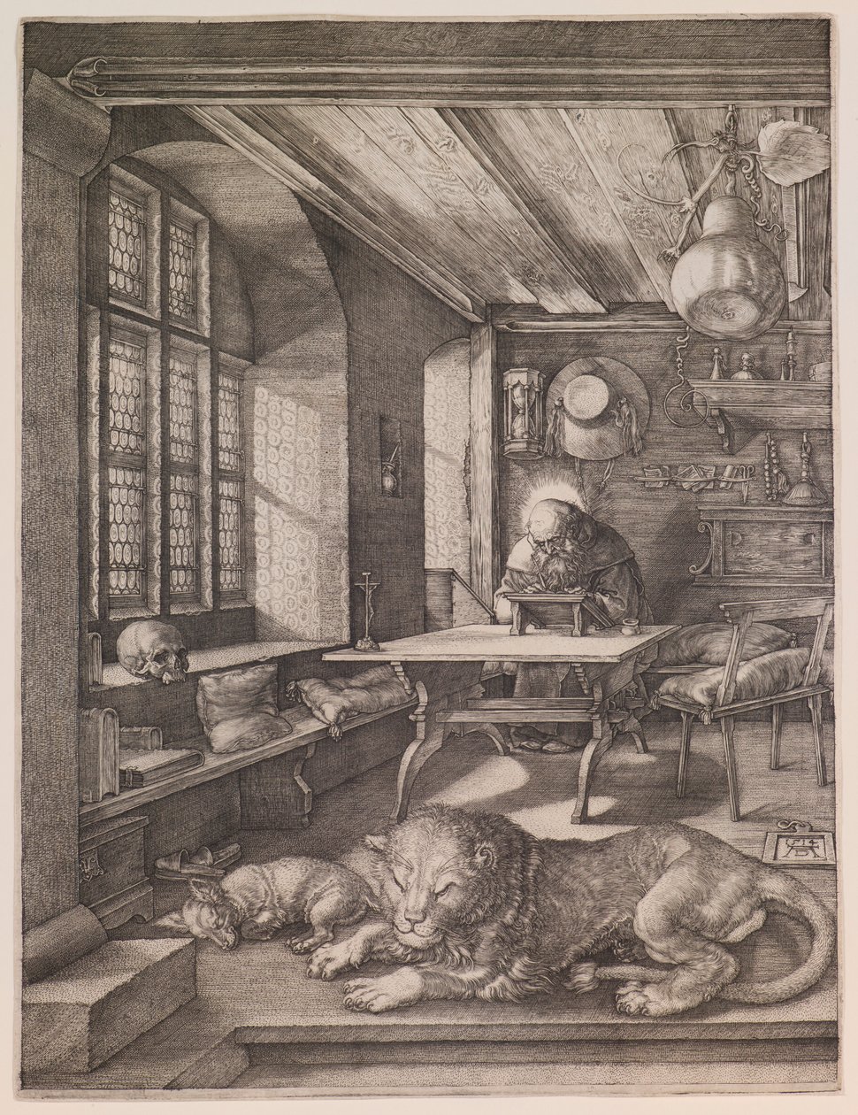 Svatý Jeroným ve své pracovně od Albrecht Dürer