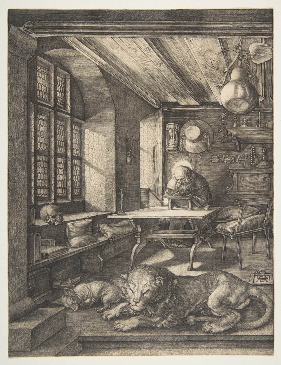Svatý Jeroným ve své pracovně od Albrecht Dürer