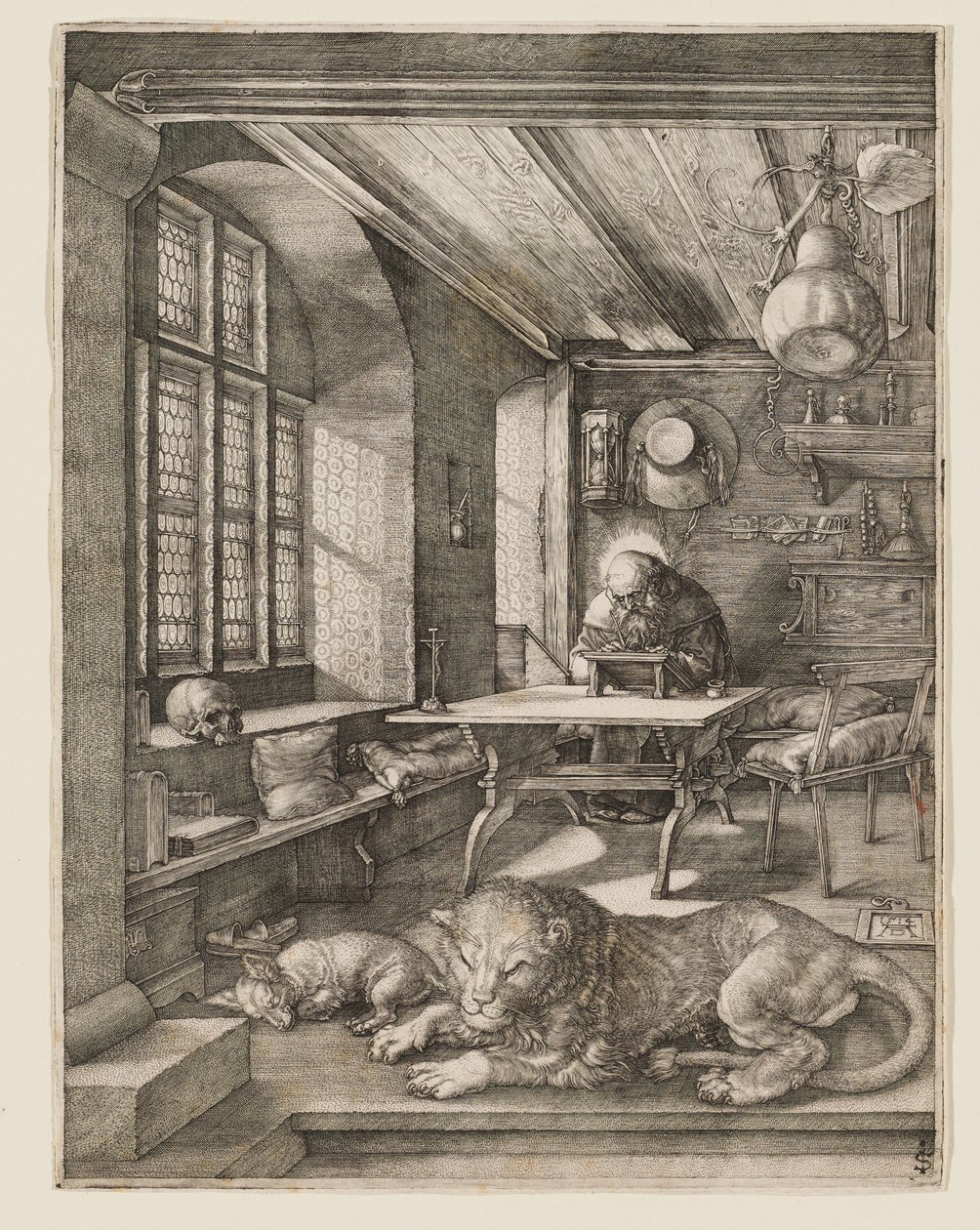Svatý Jeroným ve své pracovně od Albrecht Dürer
