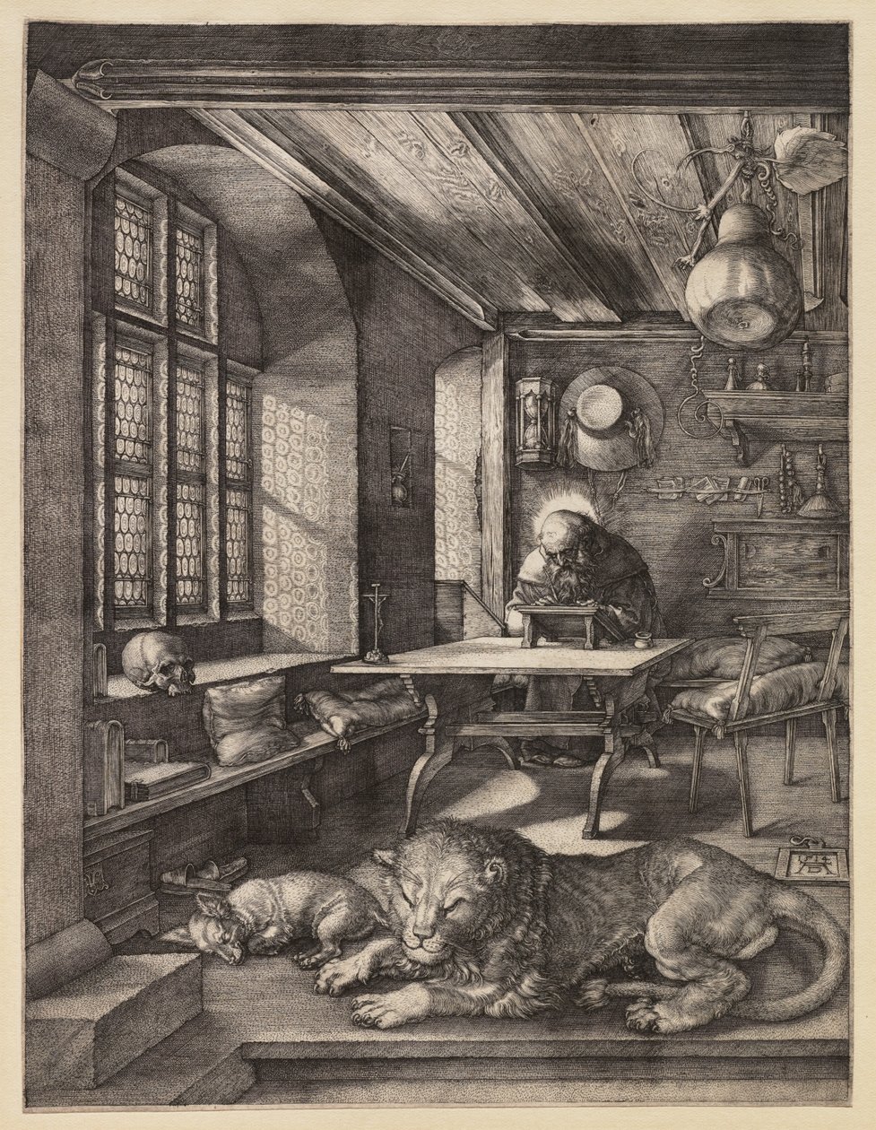 Svatý Jeroným ve své pracovně od Albrecht Dürer