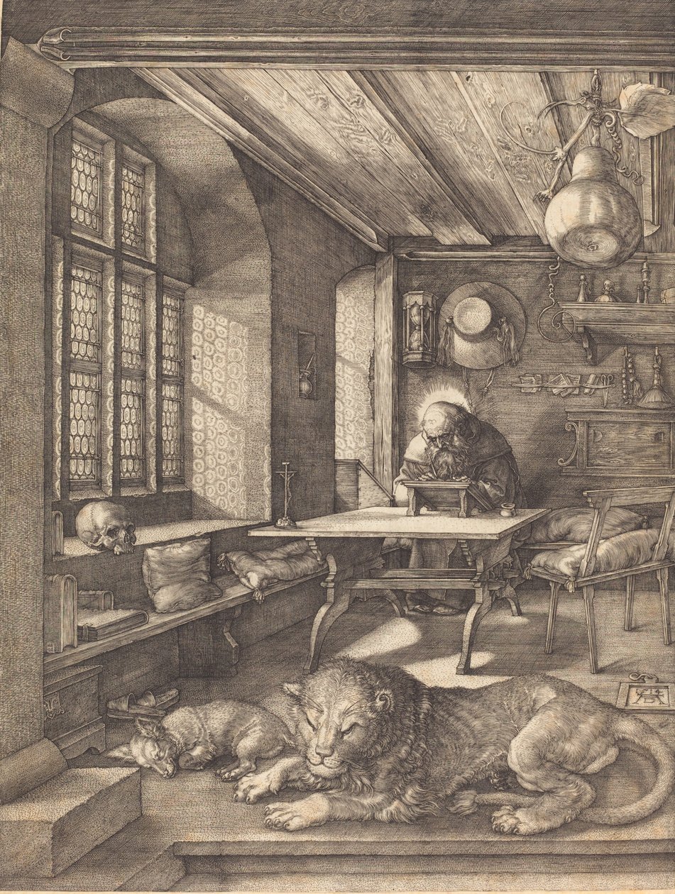 Svatý Jeroným ve své pracovně, 1514. od Albrecht Dürer