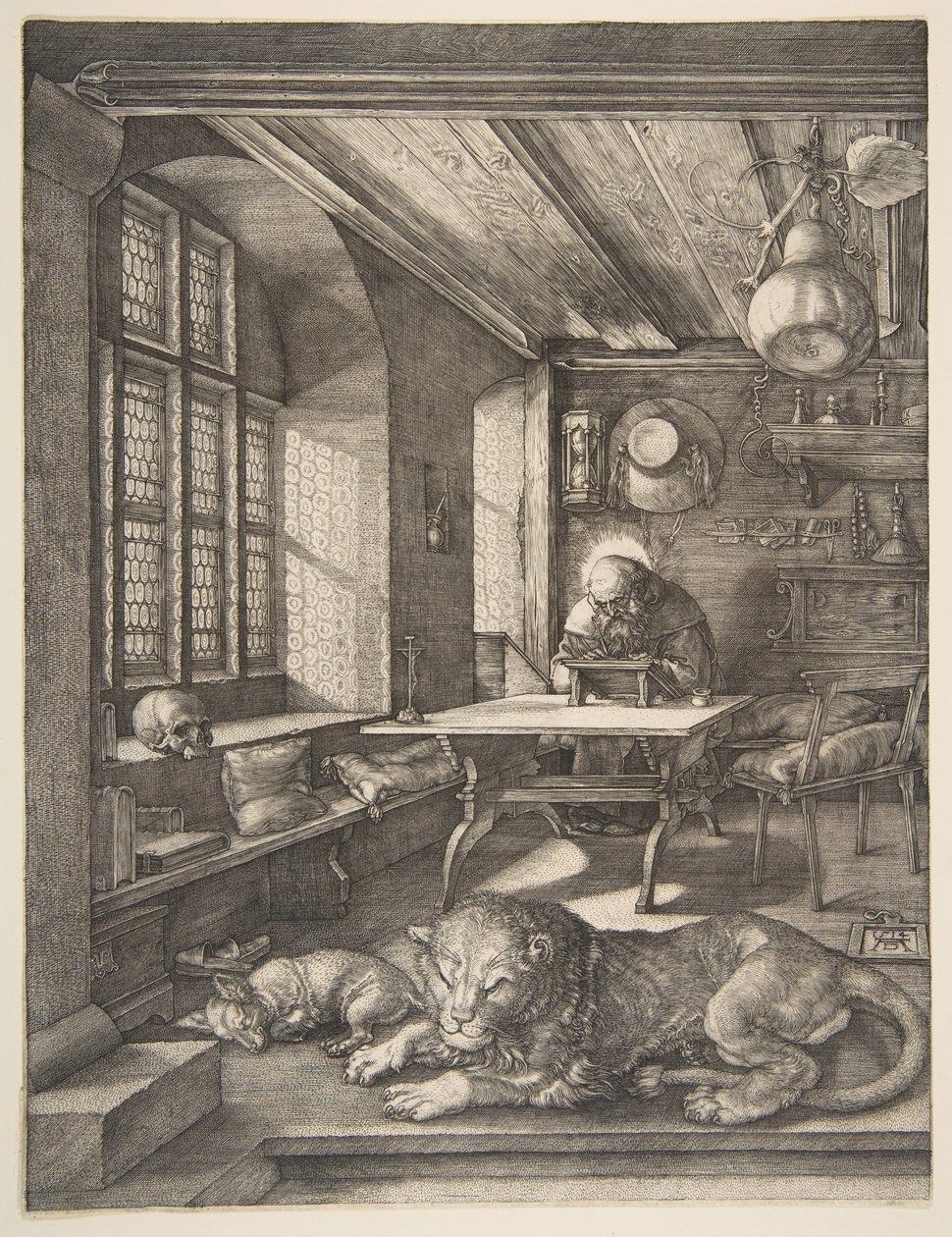 Svatý Jeroným ve své pracovně, 1514. od Albrecht Dürer