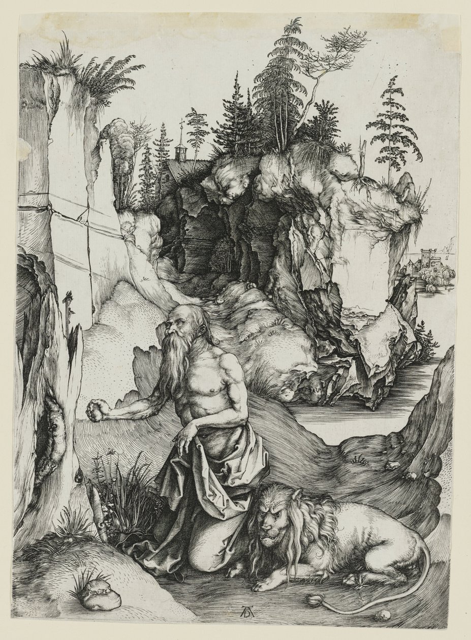 Kající svatý Jeroným od Albrecht Dürer