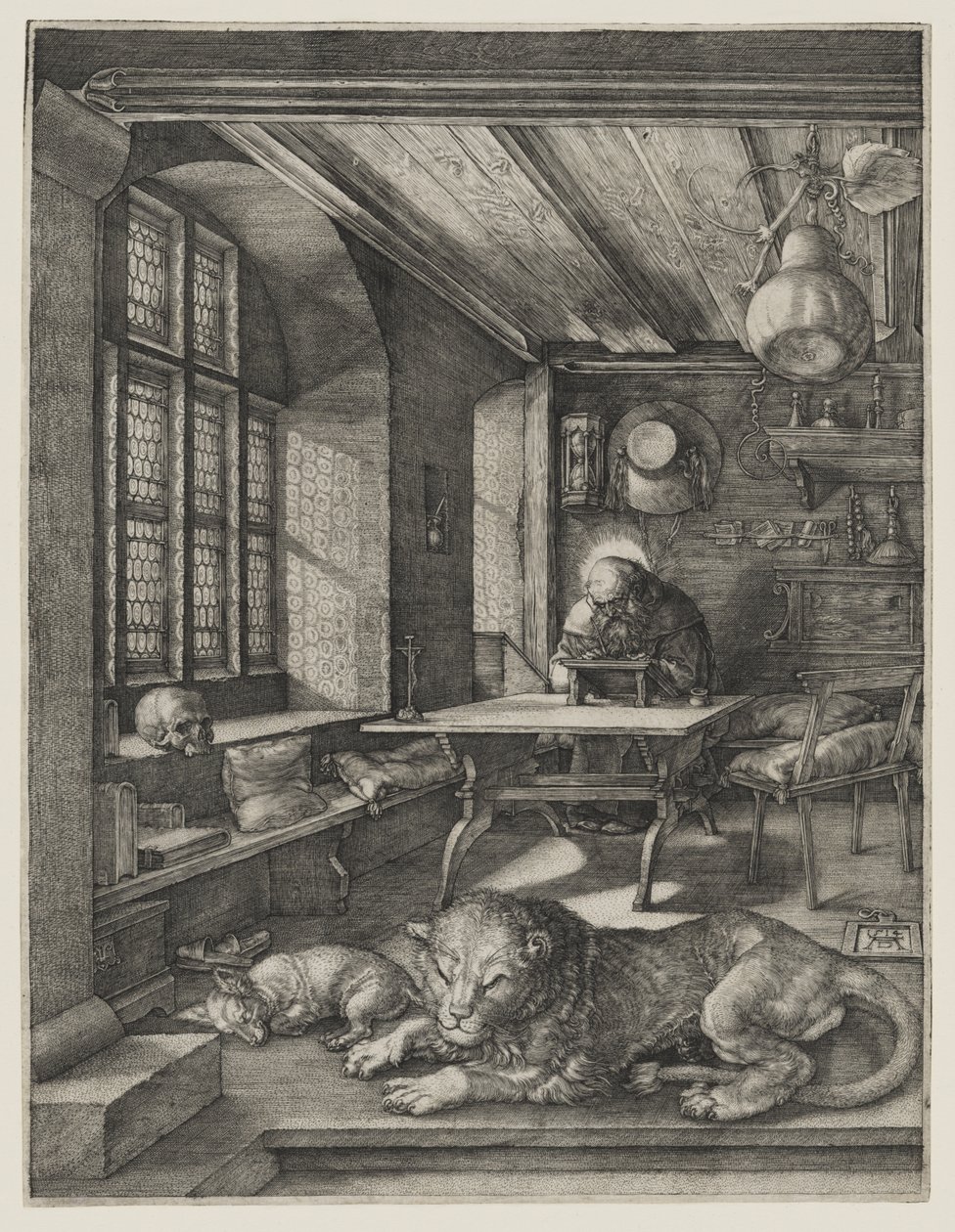 Svatý Jeroným ve své pracovně od Albrecht Dürer