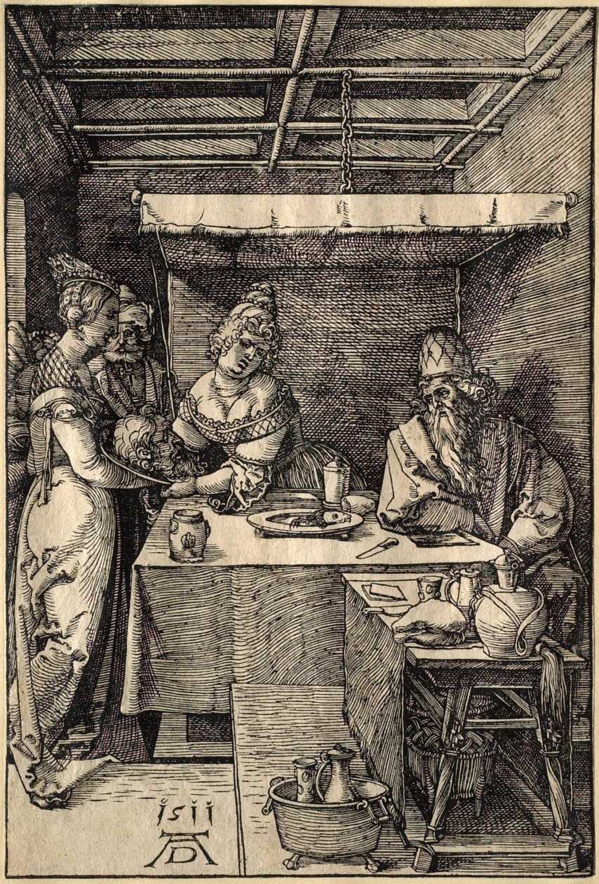 Salome přijímá hlavu svatého Jana Křtitele od Albrecht Dürer