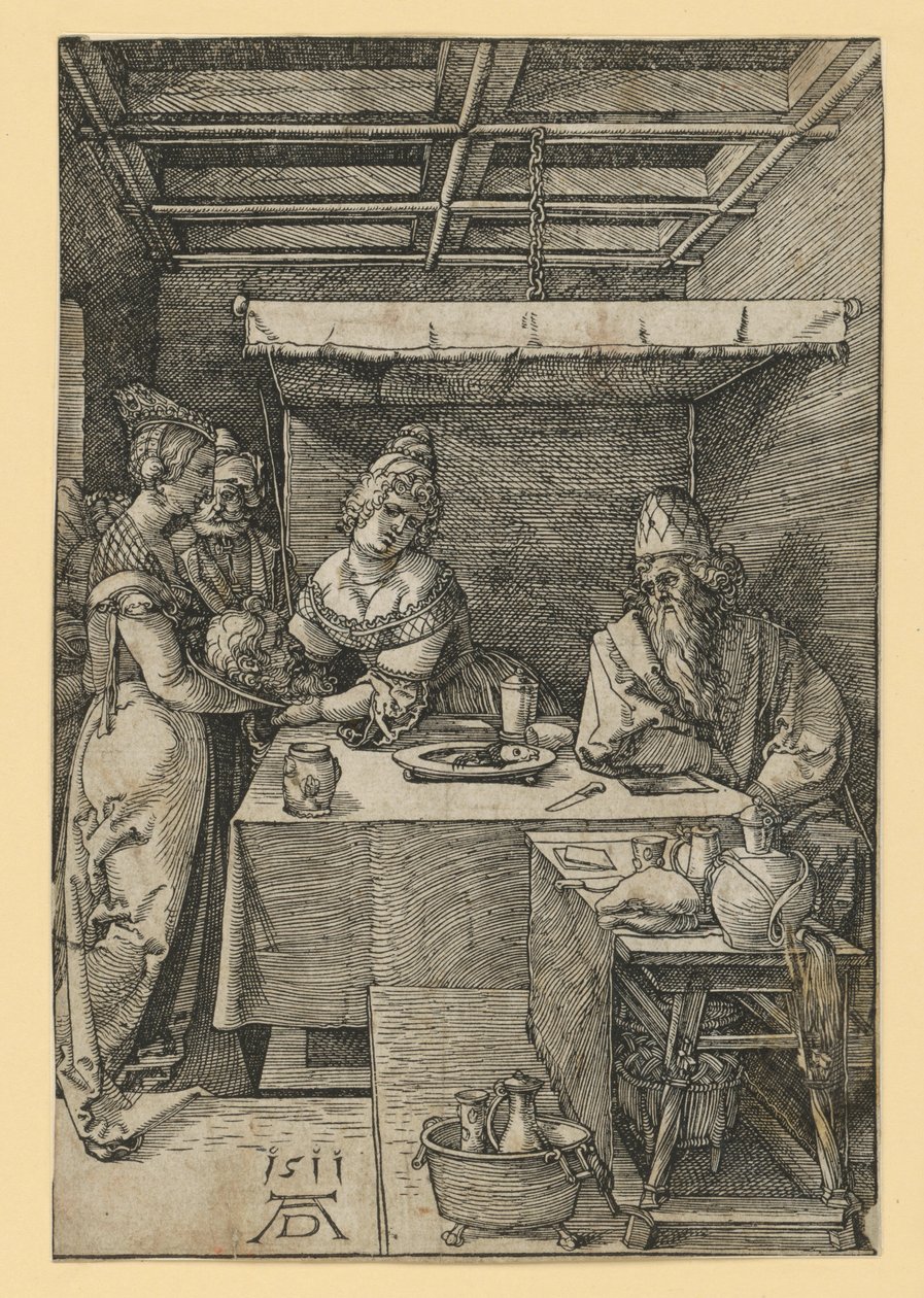 Salome dostává hlavu Jana Křtitele od Albrecht Dürer