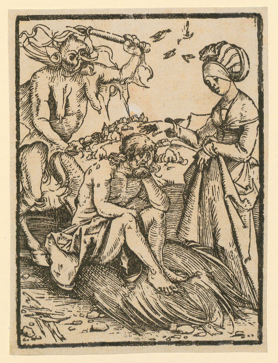 Satan trápí Joba od Albrecht Dürer