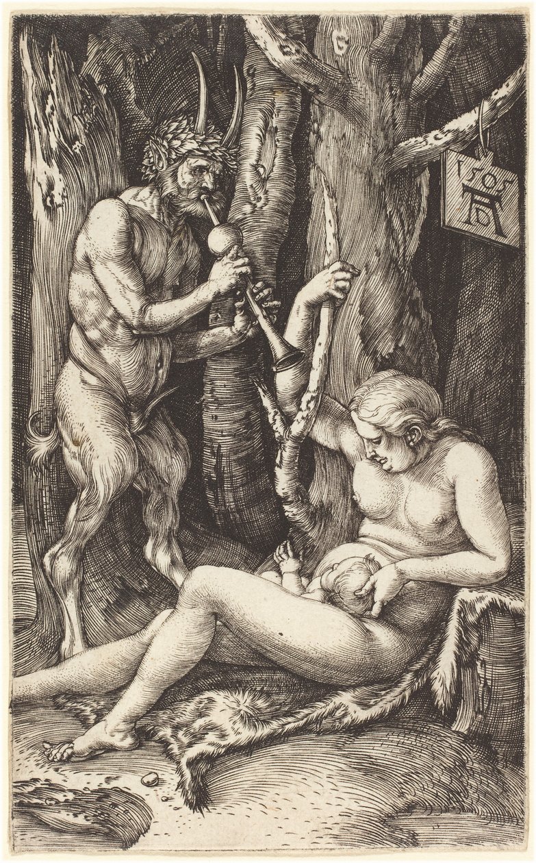 Rodina satyrů od Albrecht Dürer