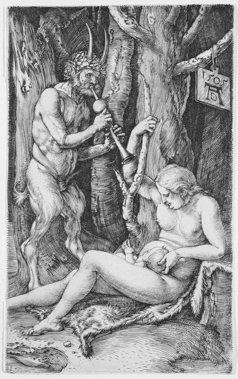 Rodina satyrů od Albrecht Dürer