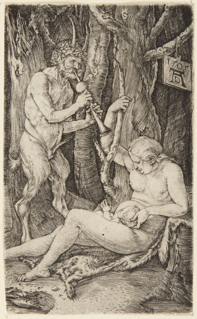 Satyrská rodina od Albrecht Dürer