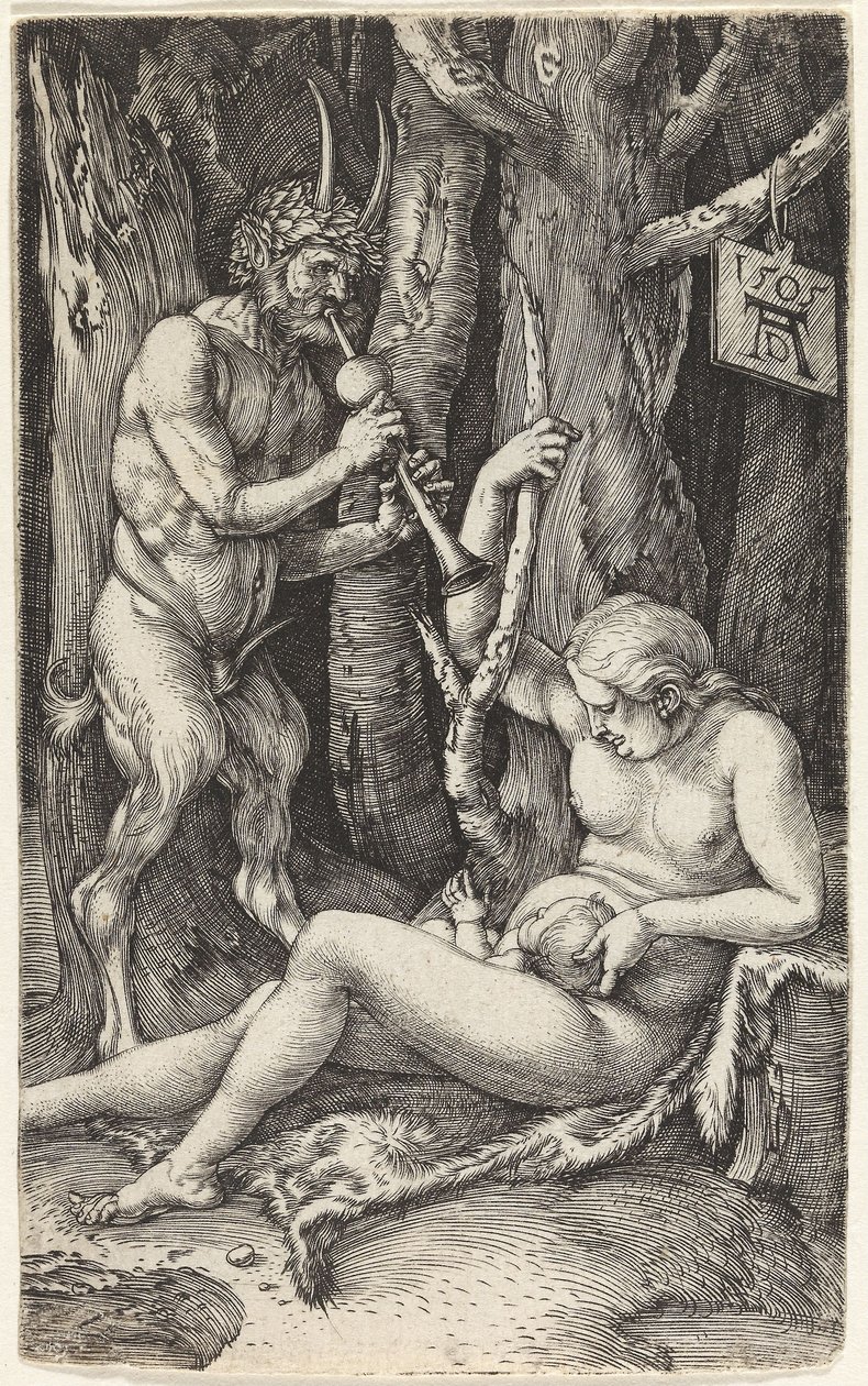 Satyrská rodina od Albrecht Dürer