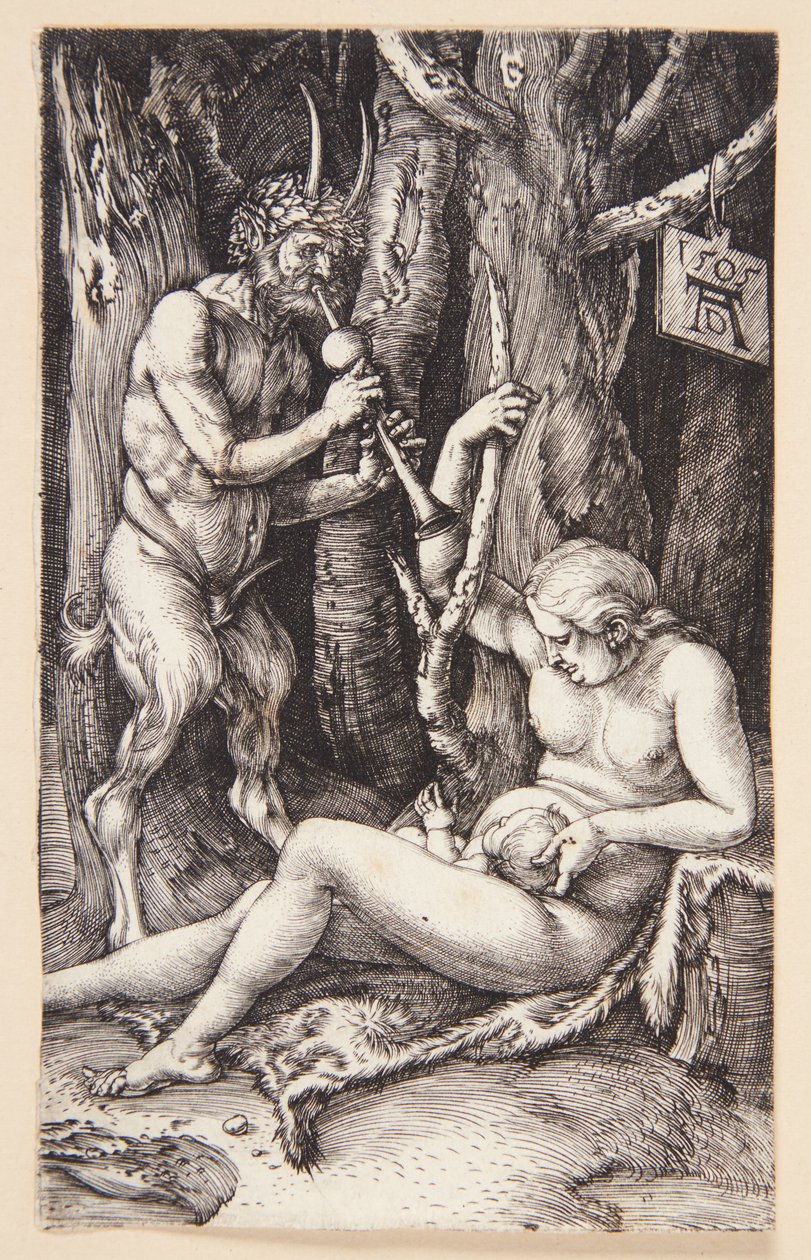 Rodina satyrů od Albrecht Dürer