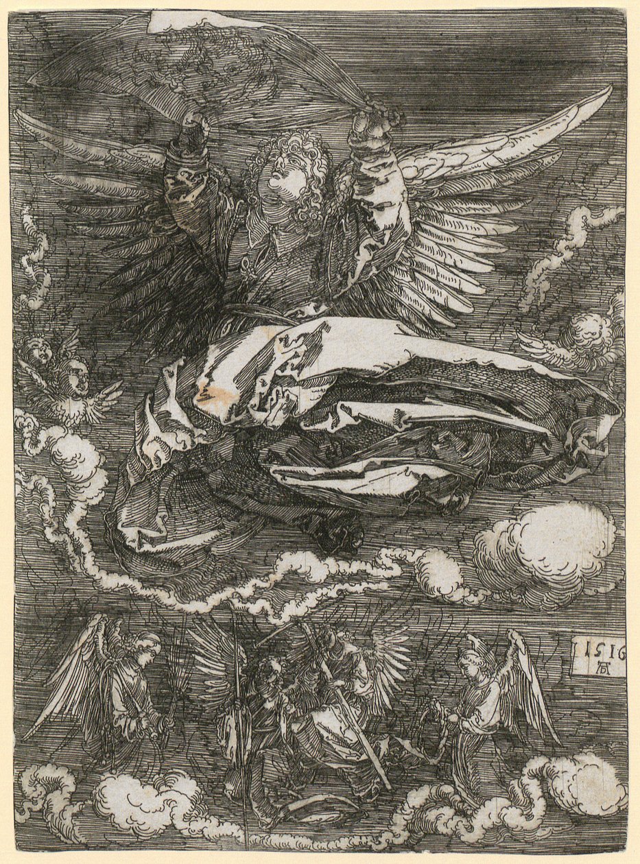 Rouška Veroničina držená andělem od Albrecht Dürer