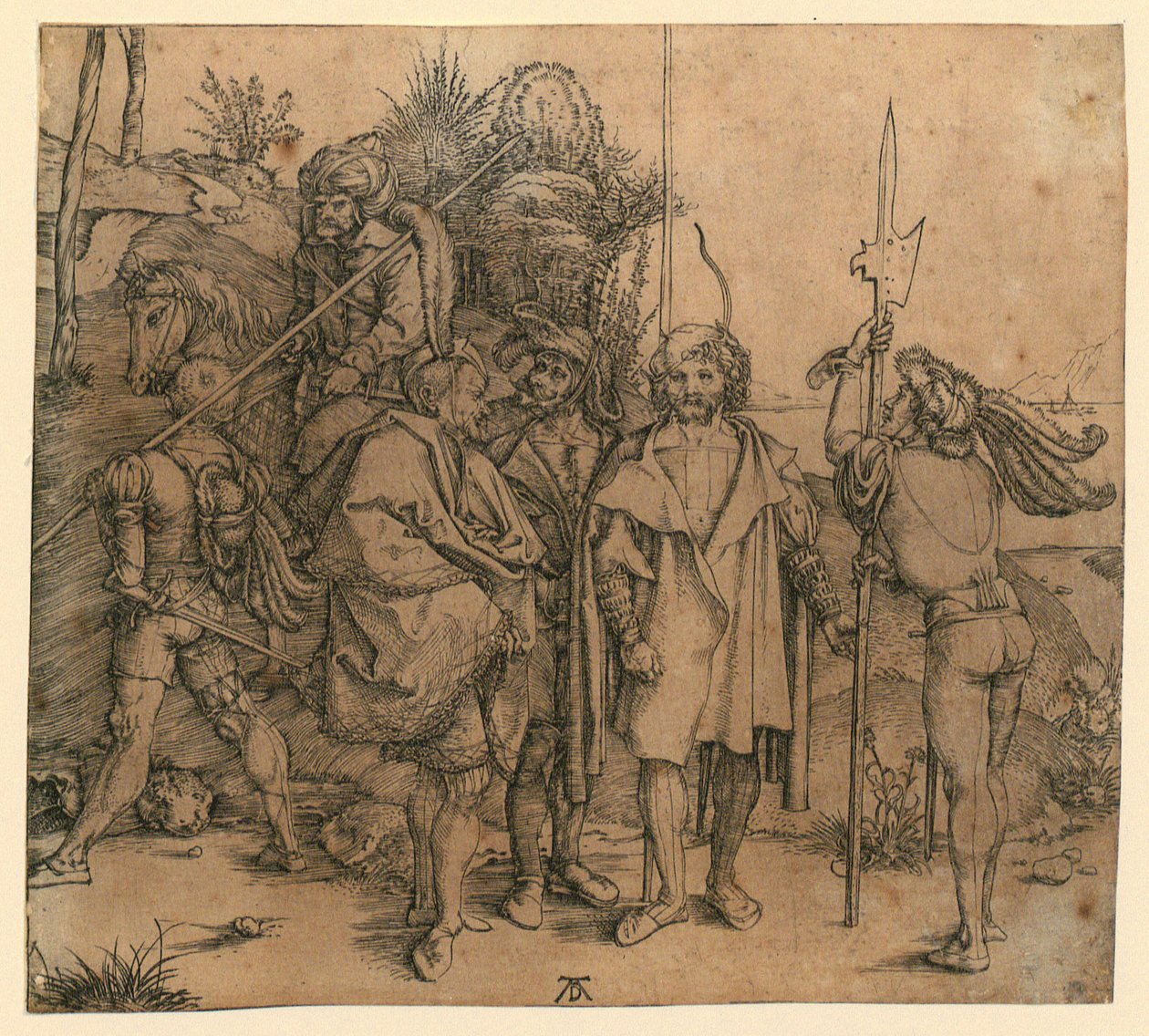 Šest vojáků od Albrecht Dürer