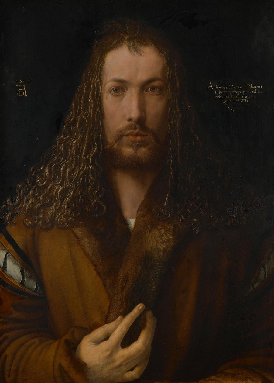 Autoportrét v kožešinovém plášti od Albrecht Dürer