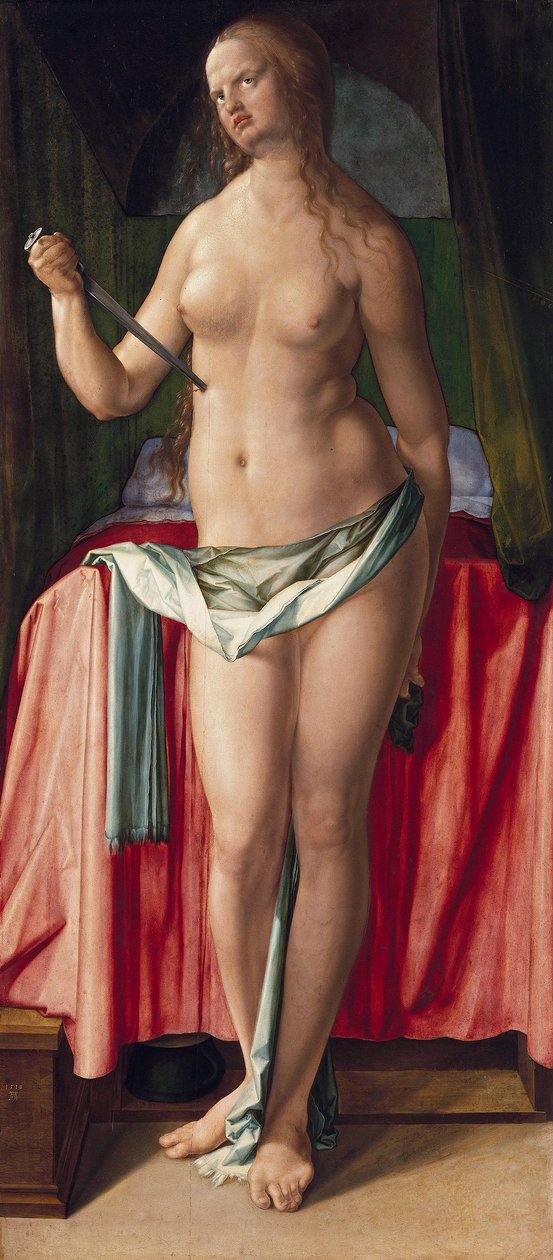 Sebevražda Lukrécie od Albrecht Dürer
