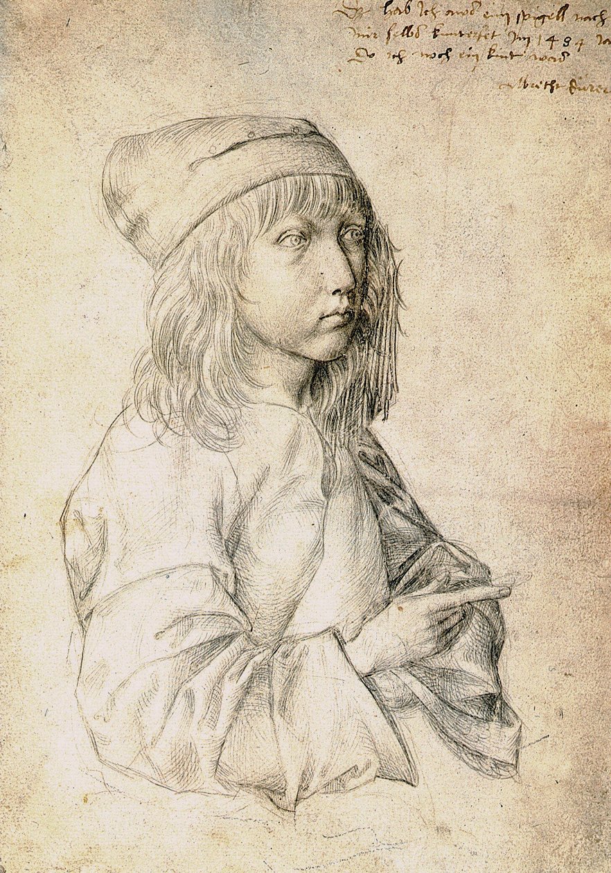 Autoportrét ve třinácti letech od Albrecht Dürer