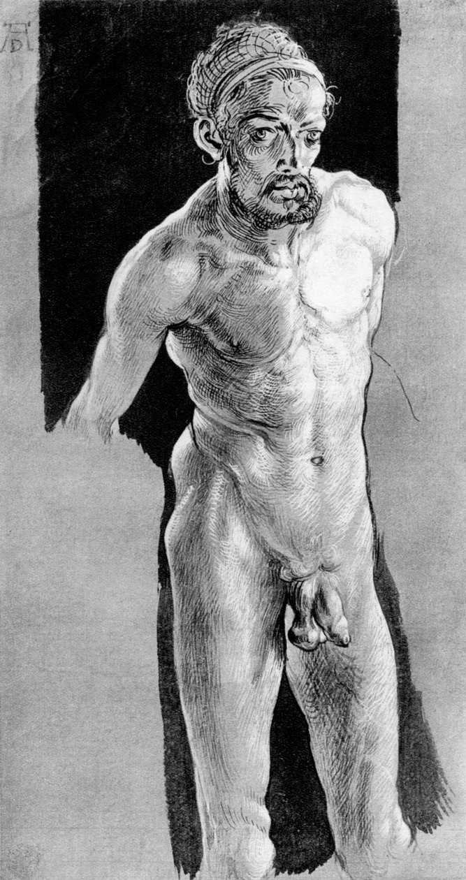 Autoportrét v aktu, c1507, 1936 od Albrecht Dürer