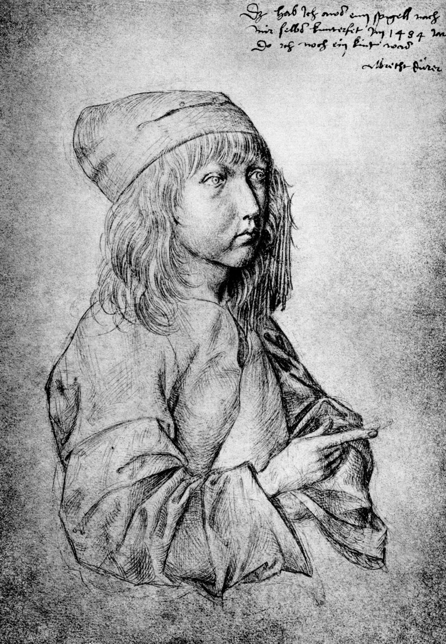 Autoportrét ve věku třinácti let, 1484, 1936 od Albrecht Dürer
