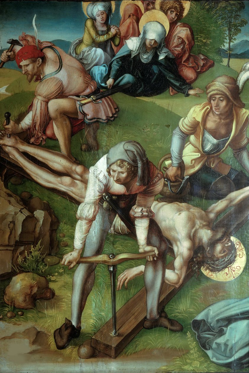 Polyptych Sedmibolestný Kristus přibitý na kříž, 1495-1496. od Albrecht Dürer