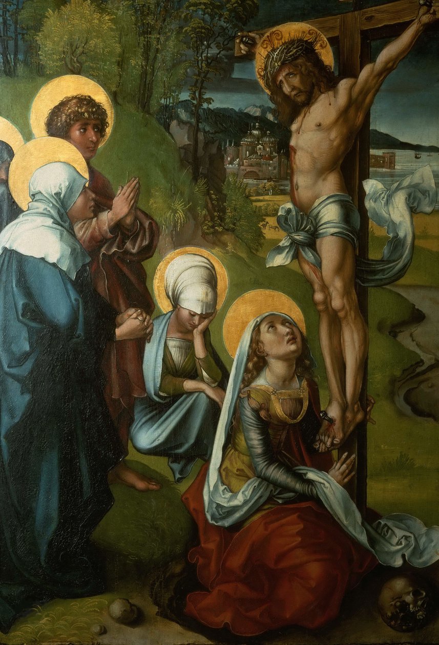 Ukřižování polyptychu sedmi bolestí, 1495-1496. od Albrecht Dürer