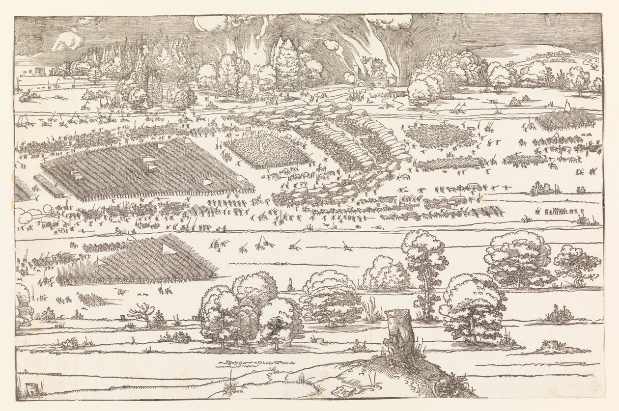 Obležení města (část 2) od Albrecht Dürer