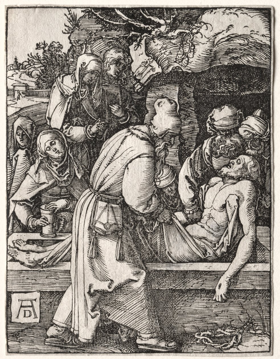 Malá vášeň: Depozice od Albrecht Dürer