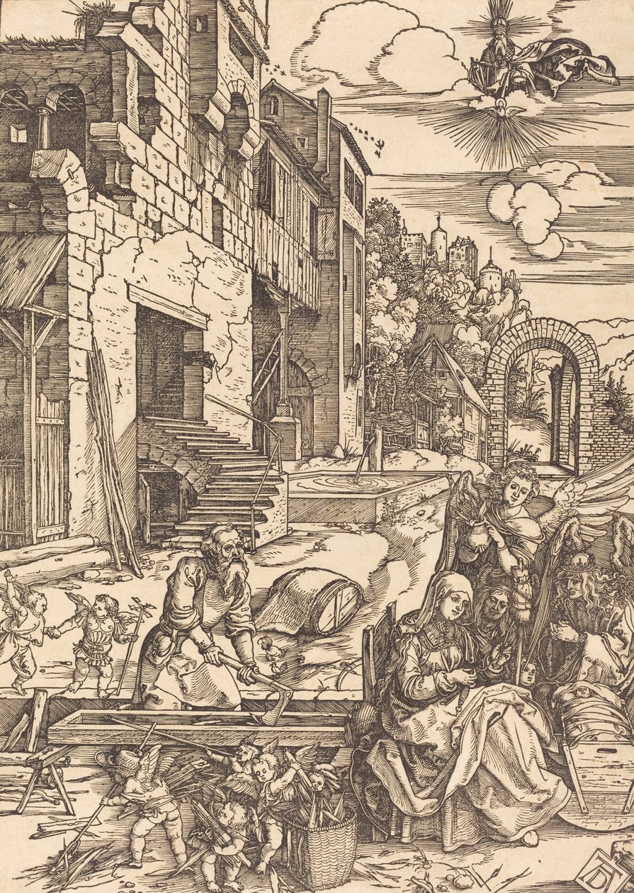 Pobyt Svaté rodiny v Egyptě, c. 1504. od Albrecht Dürer