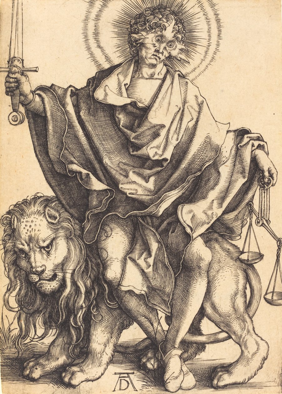 Slunce spravedlnosti, c. 14991500. od Albrecht Dürer