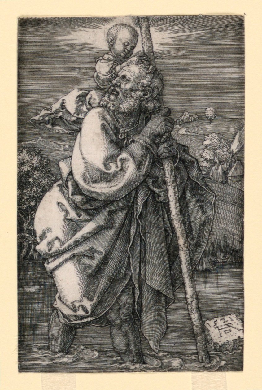 Svatý Kryštof od Albrecht Dürer