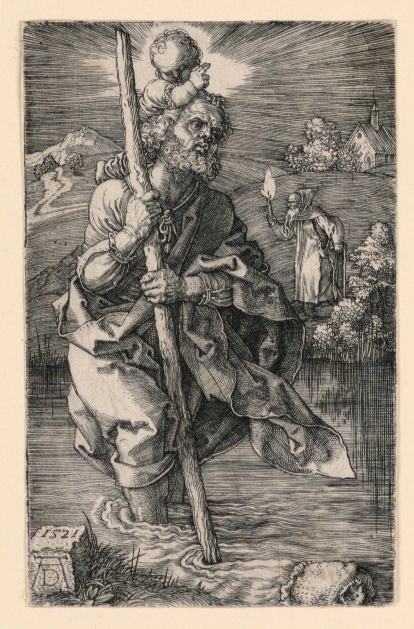 Svatý Kryštof od Albrecht Dürer