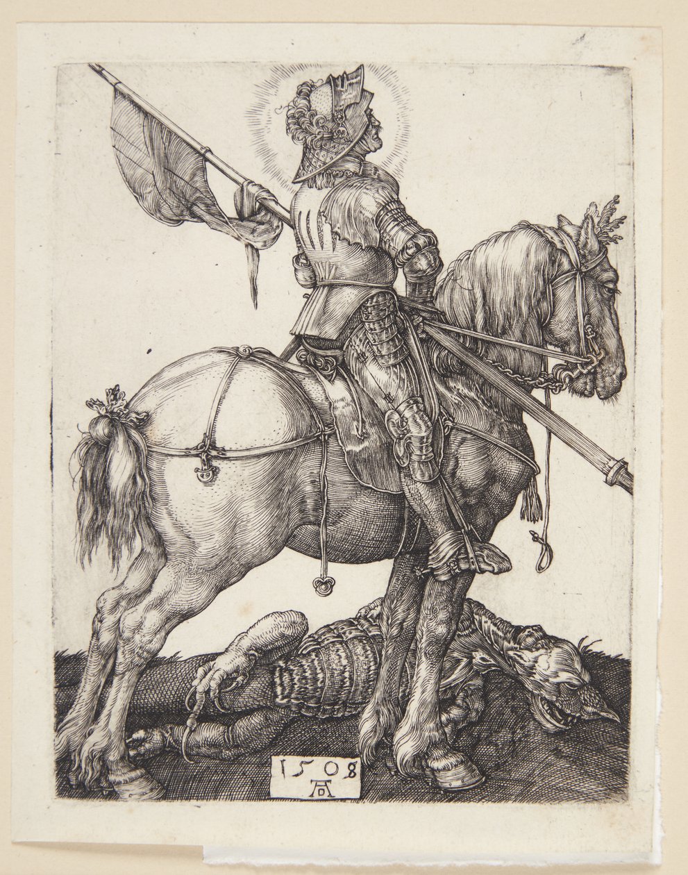 Svatý Jiří na koni od Albrecht Dürer