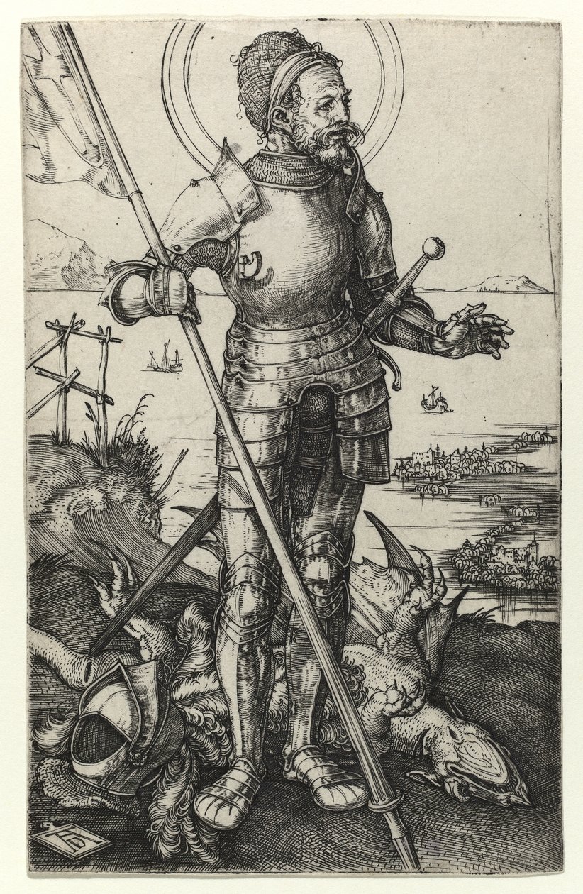 St George stojící, 1502 od Albrecht Dürer